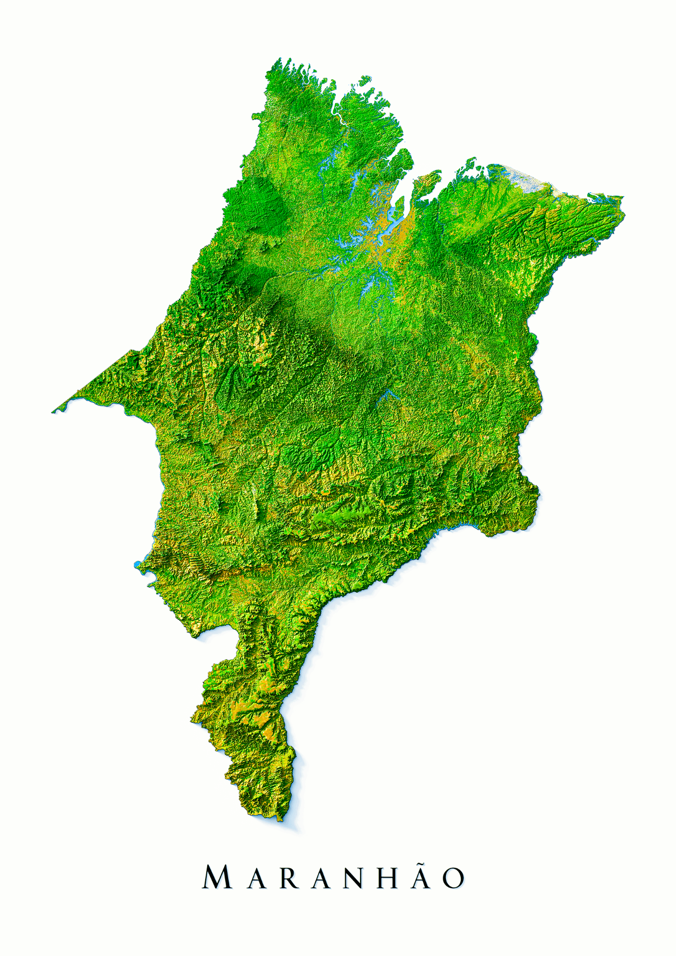 Mapa do Maranhão
